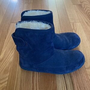EUC LL BEAN SHEARLING SUEDE BOOTS 4